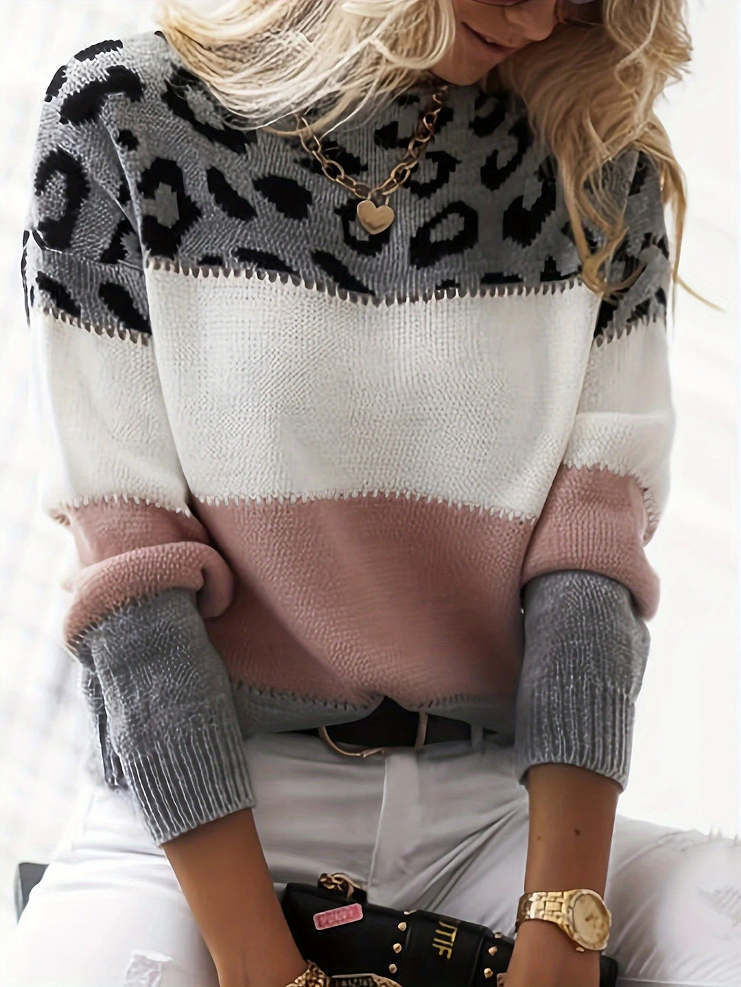 LELA | LEOPARD PRINT SWEATER