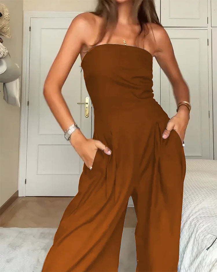 RENÉE | STRAPLESS JUMPSUIT