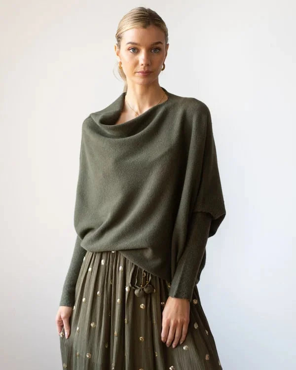 Rosa Draped Sweater | 40% Discount