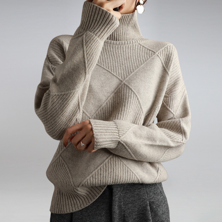 LIRA | SOFT TURTLENECK SWEATER