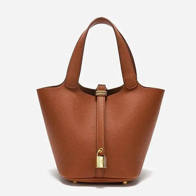 BUCKET BAG - BROWN