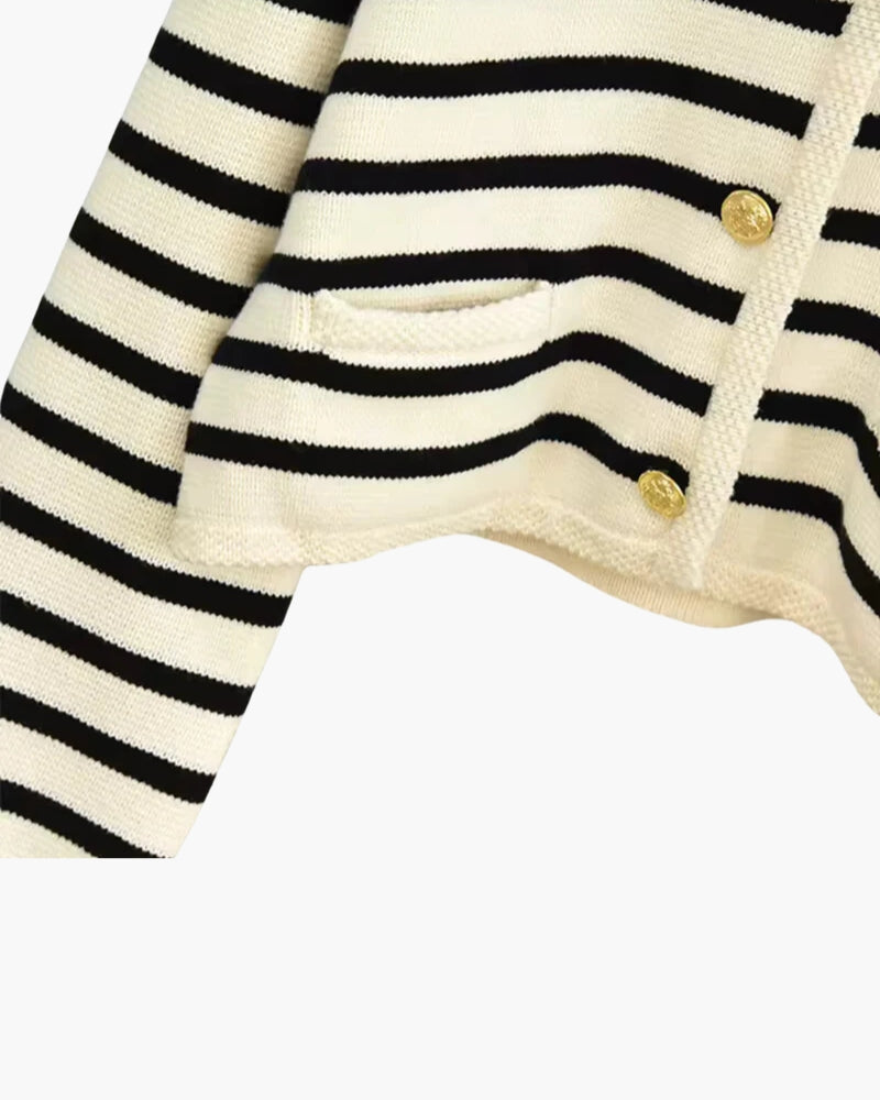 PREMIUM STRIPED WOOL VEST