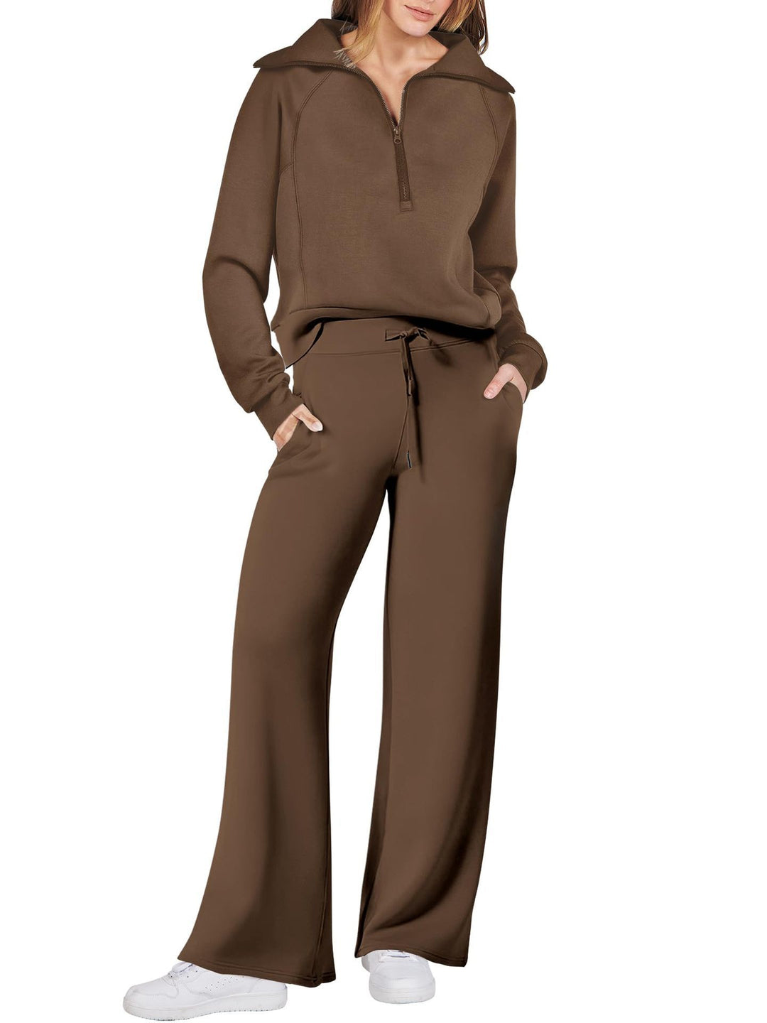 EVELYN ZIP | CASUAL SWEATSUIT SET