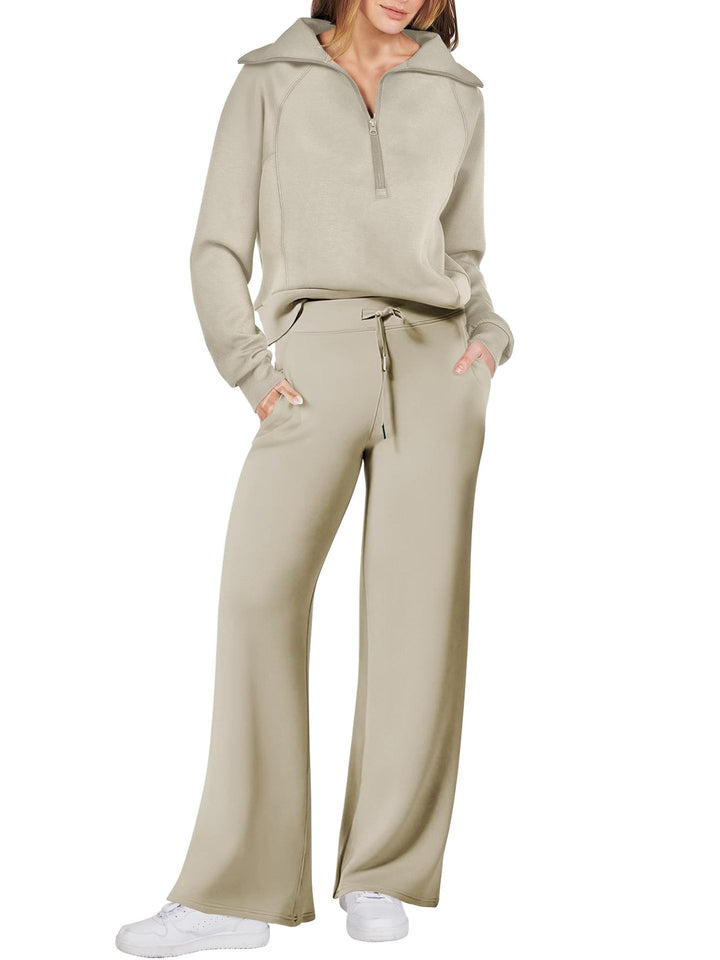 EVELYN ZIP | CASUAL SWEATSUIT SET