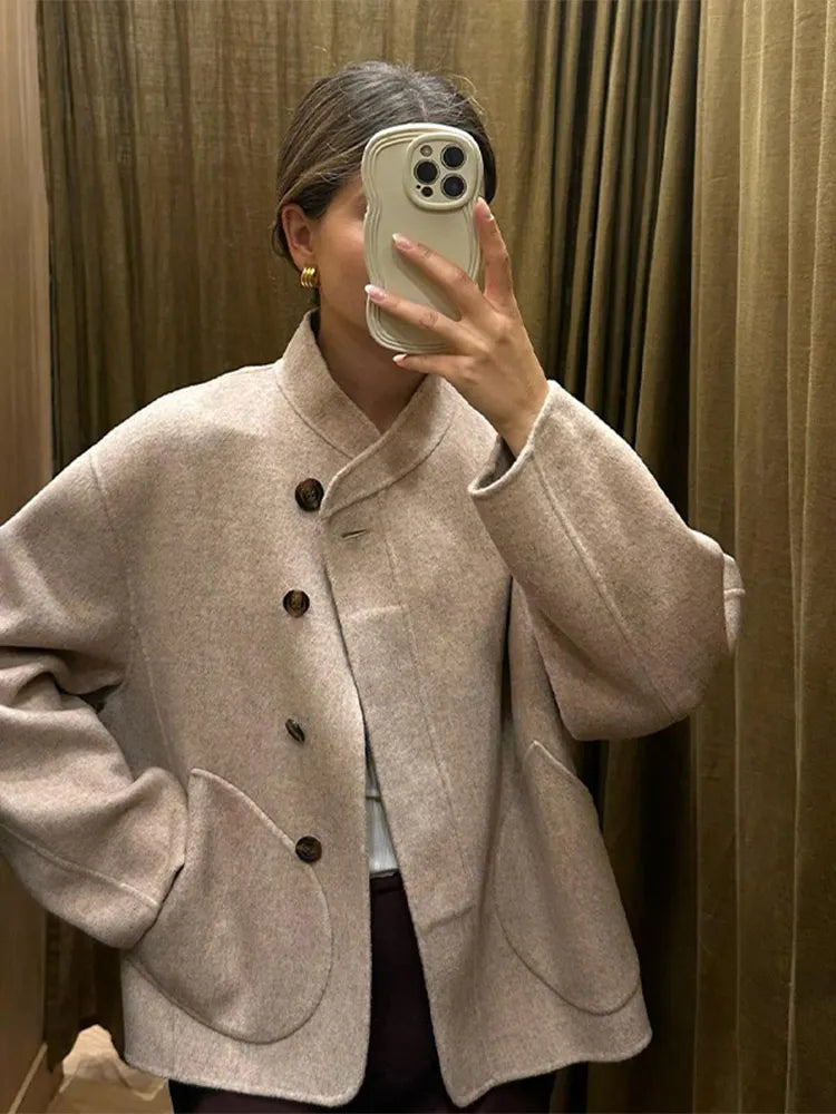 IZZY | OVERSIZED WOOL BLEND COAT