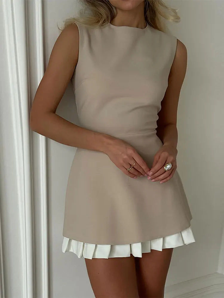 SELENA DRESS - BEIGE