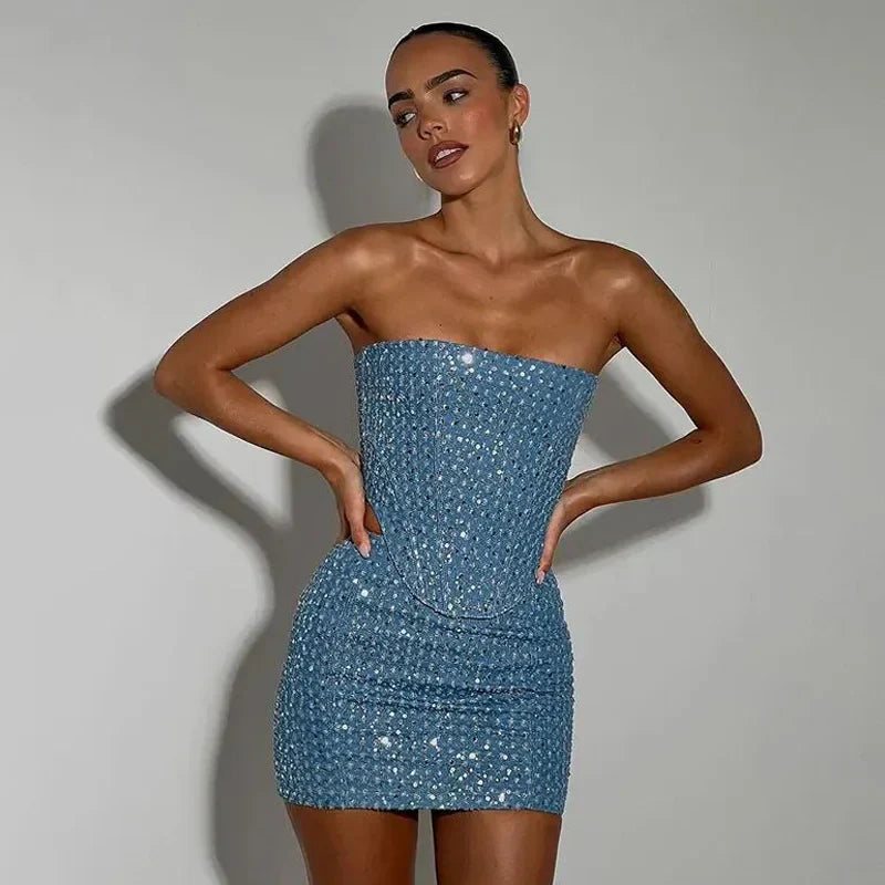 KORA | SPARKLING DENIM CO-ORD