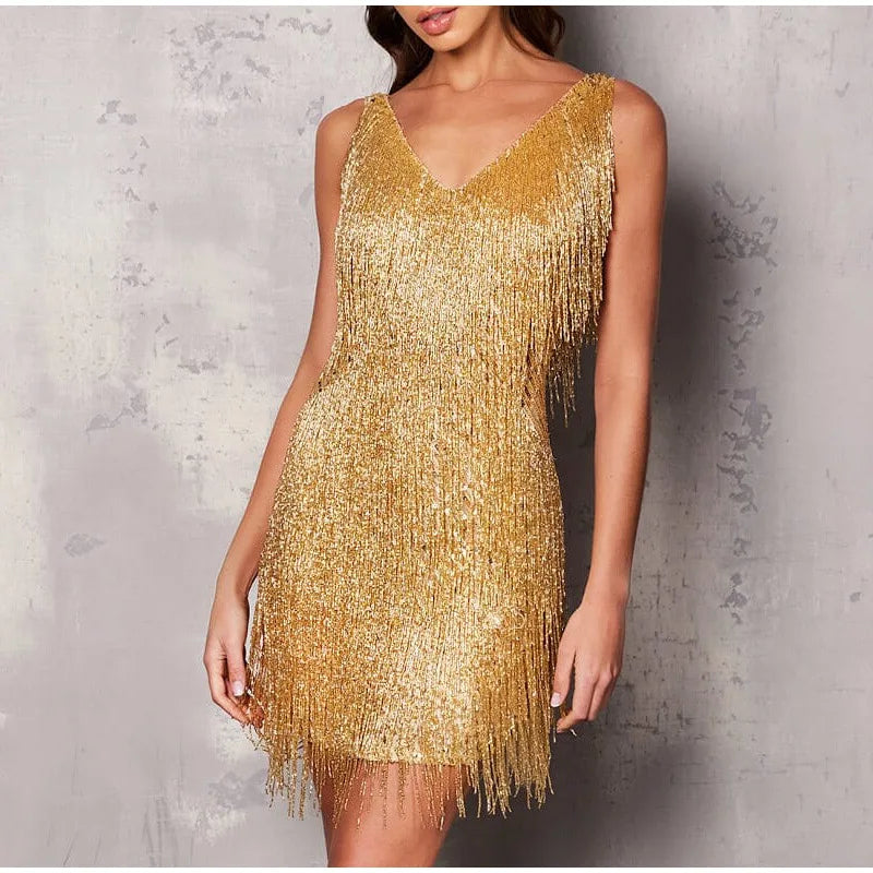 MALIA | PLAYFUL EMBELLISHED DRESS