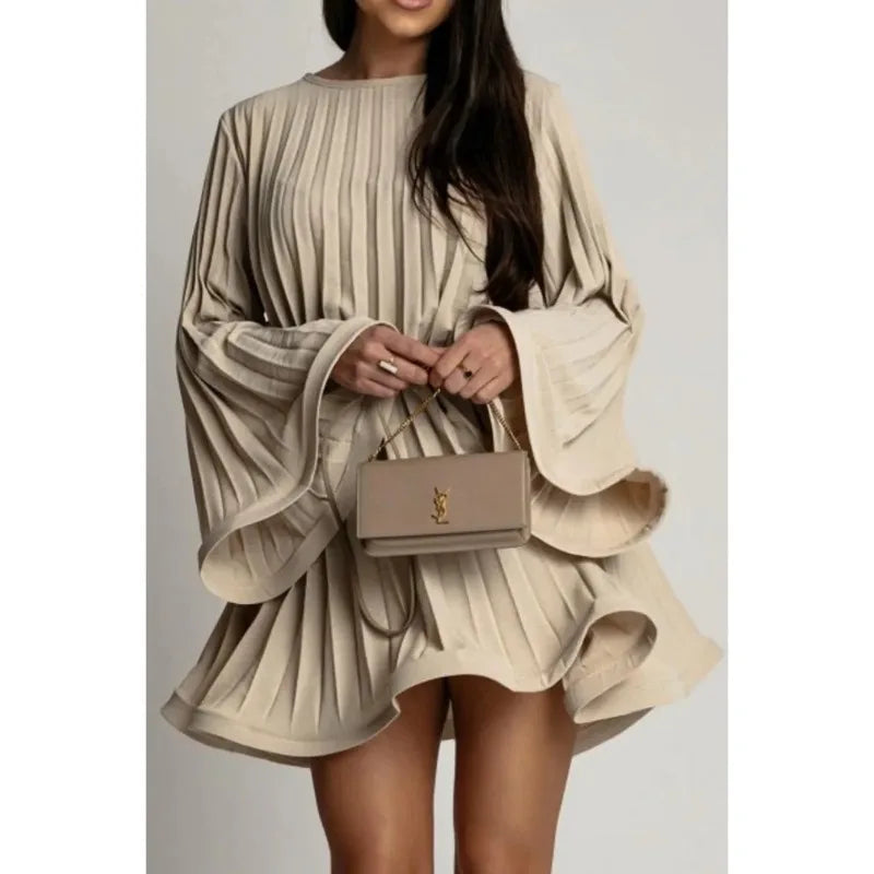 JESSIE | GRACEFUL PLEATED DRESS