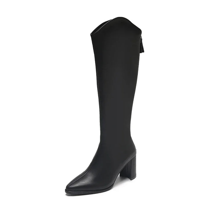 High Sleek Boots - Black