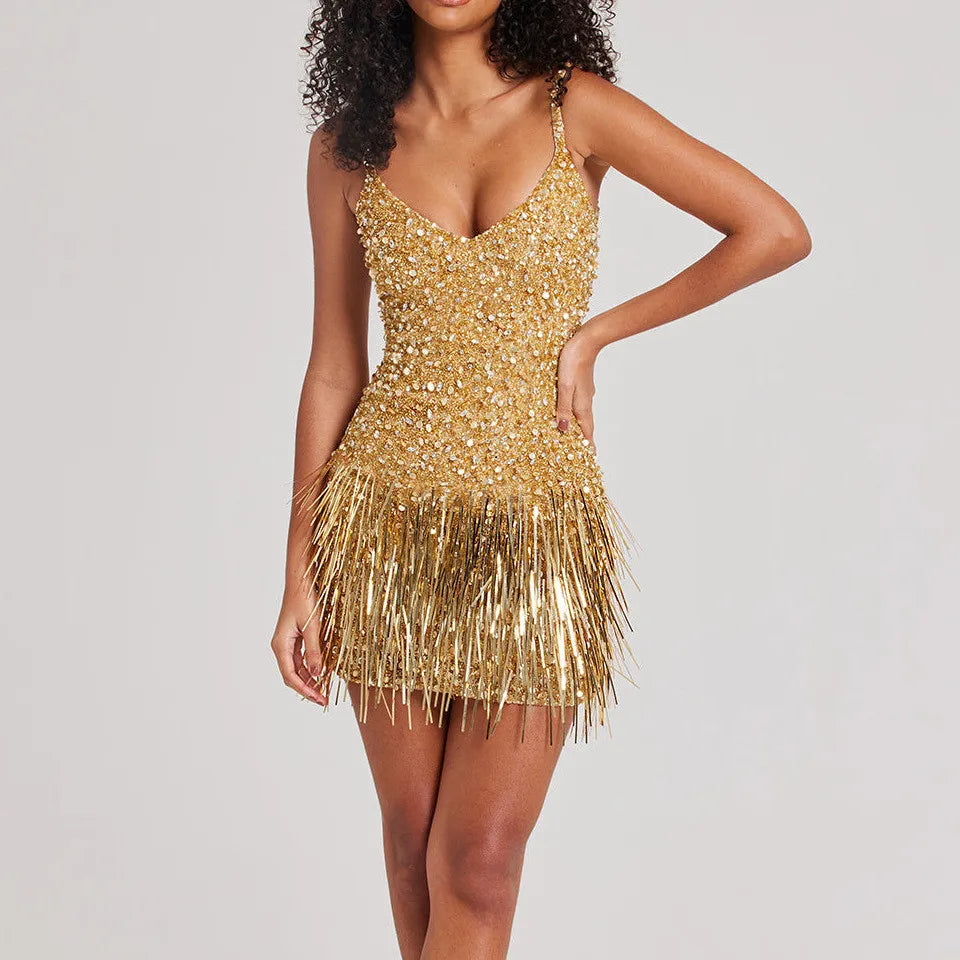 ARI | DAZZLING FRINGE DRESS