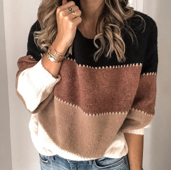 JEANNE | STRIPED KNIT SWEATER