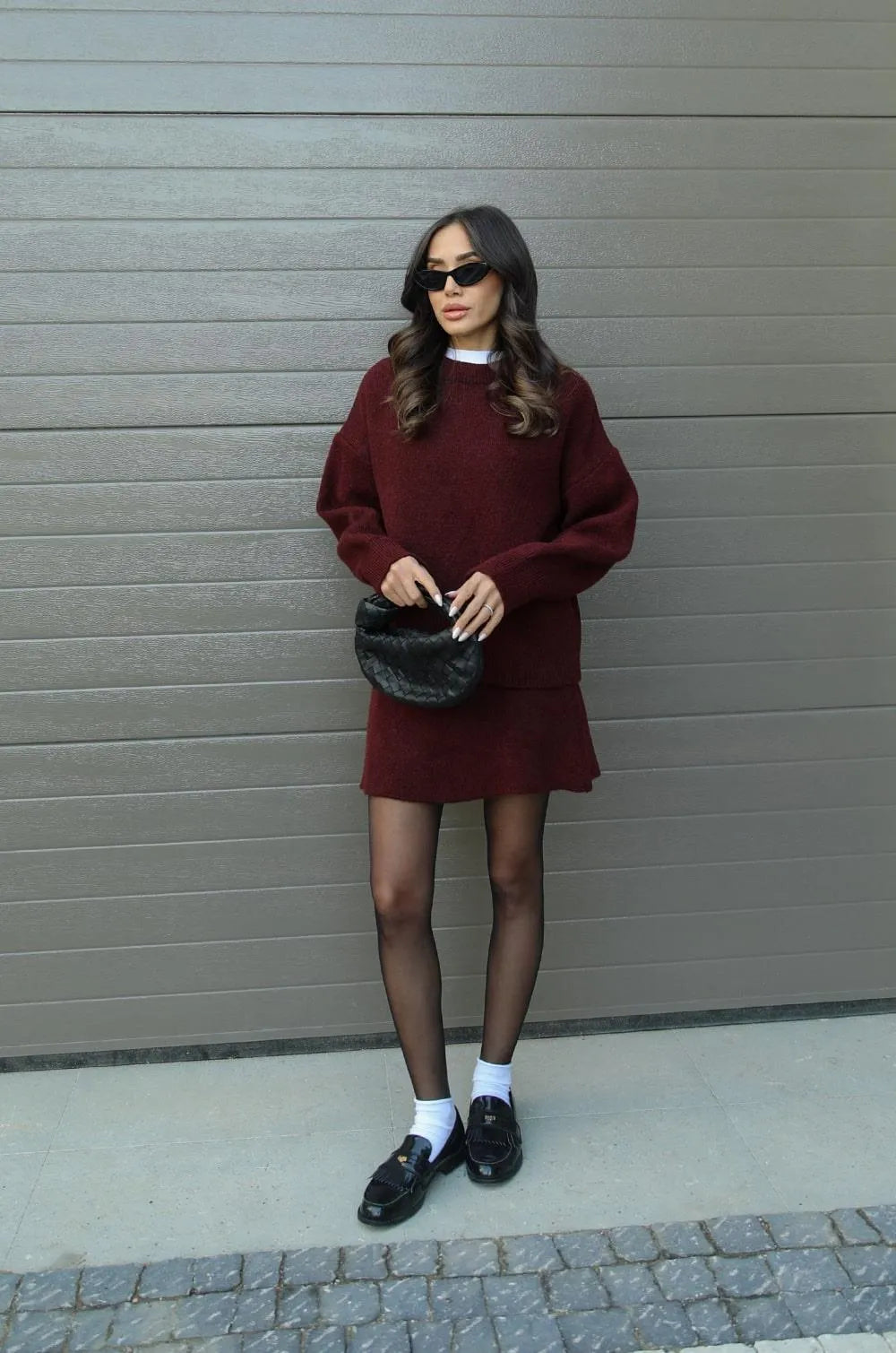 HELENA | KNIT SKIRT SUIT (TOP + SKIRT)