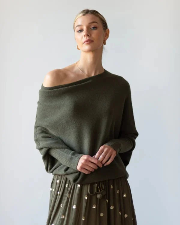 Rosa Draped Sweater | 40% Discount