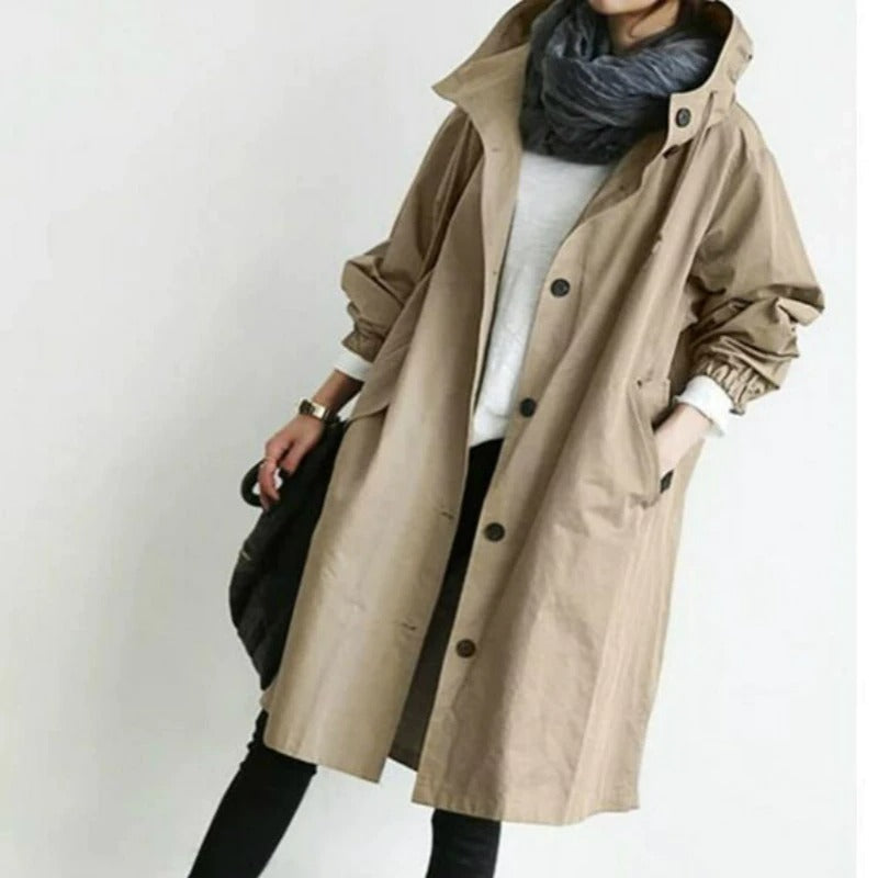 Mandy | Elegant Water-Resistant Trench Coat