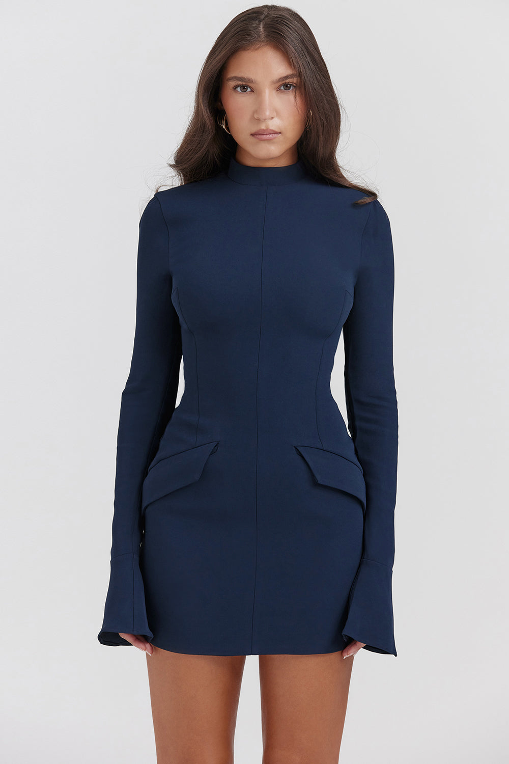 HAILEY DRESS - NAVY