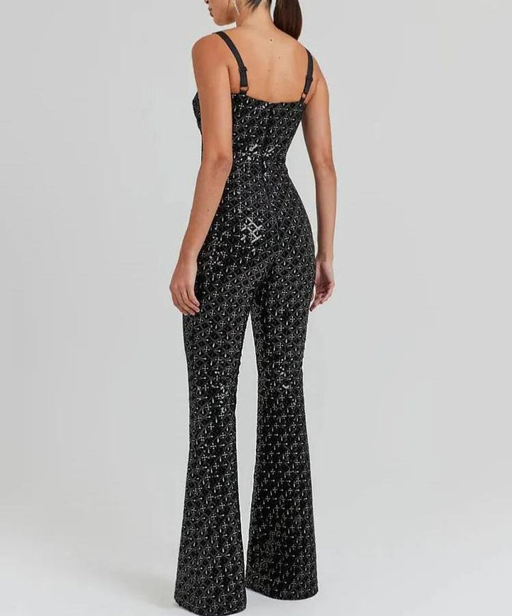 AVAH | GLAMOROUS SEQUIN JUMPSUIT