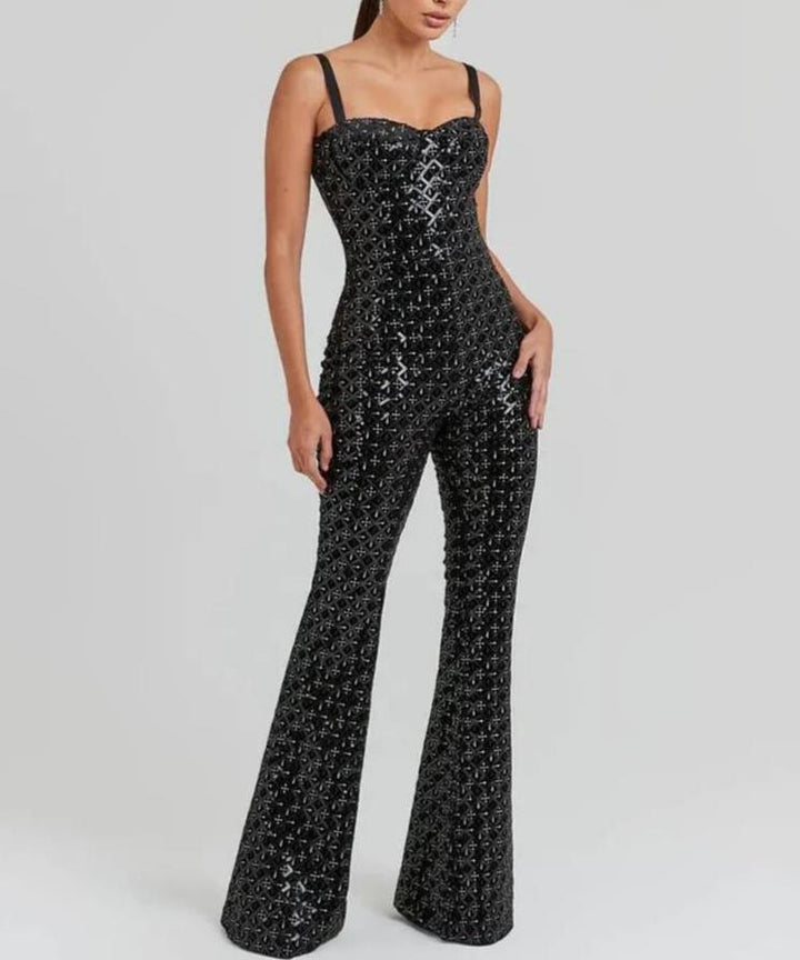 AVAH | GLAMOROUS SEQUIN JUMPSUIT