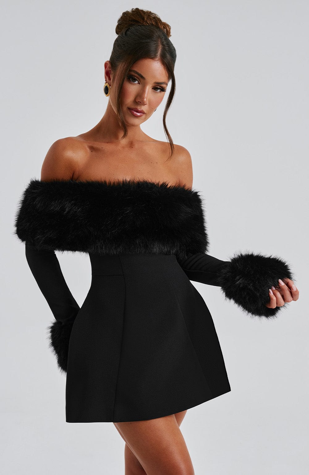 LAUREL | LUXURIOUS FUR DRESS