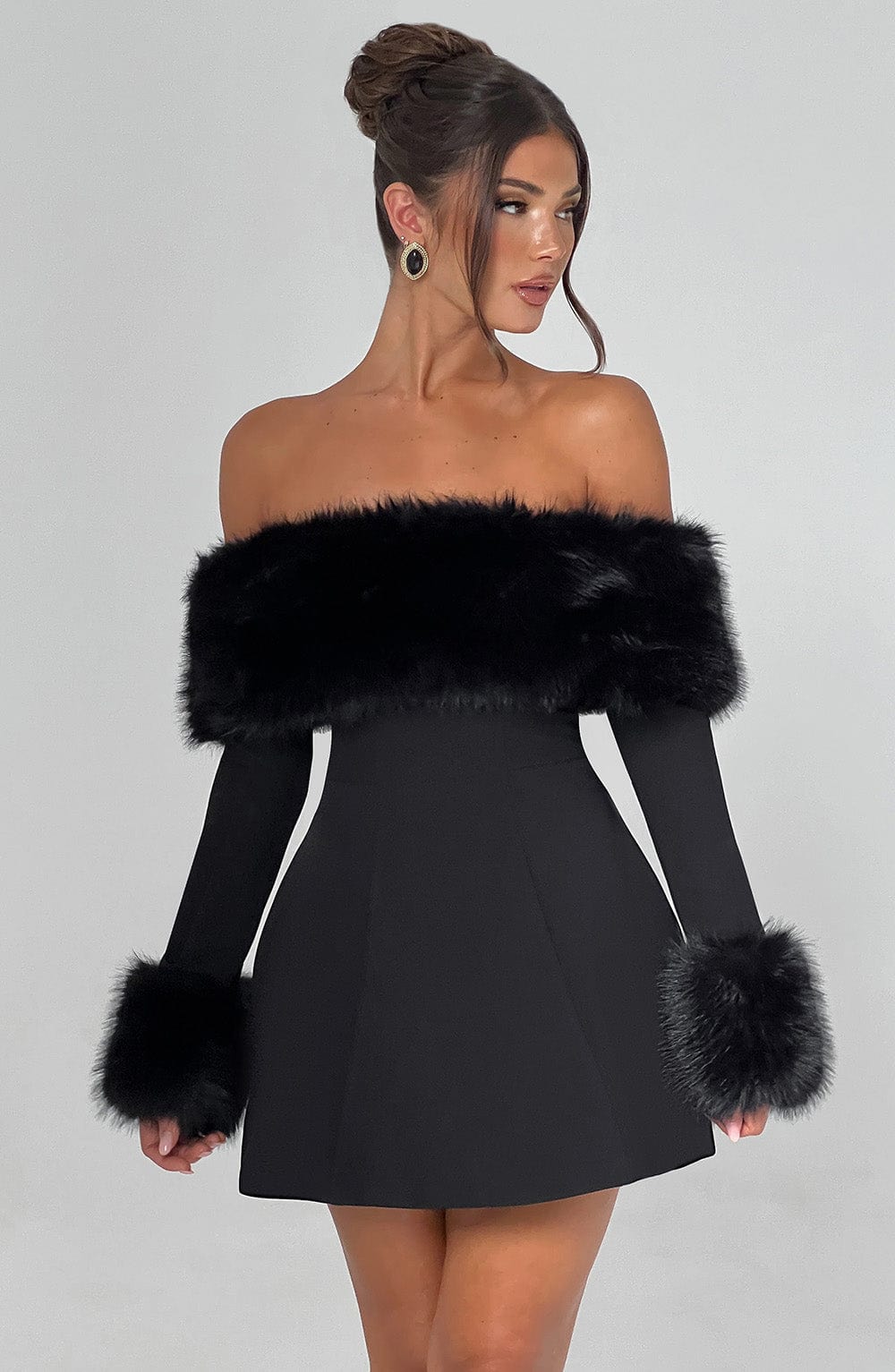 LAUREL | LUXURIOUS FUR DRESS