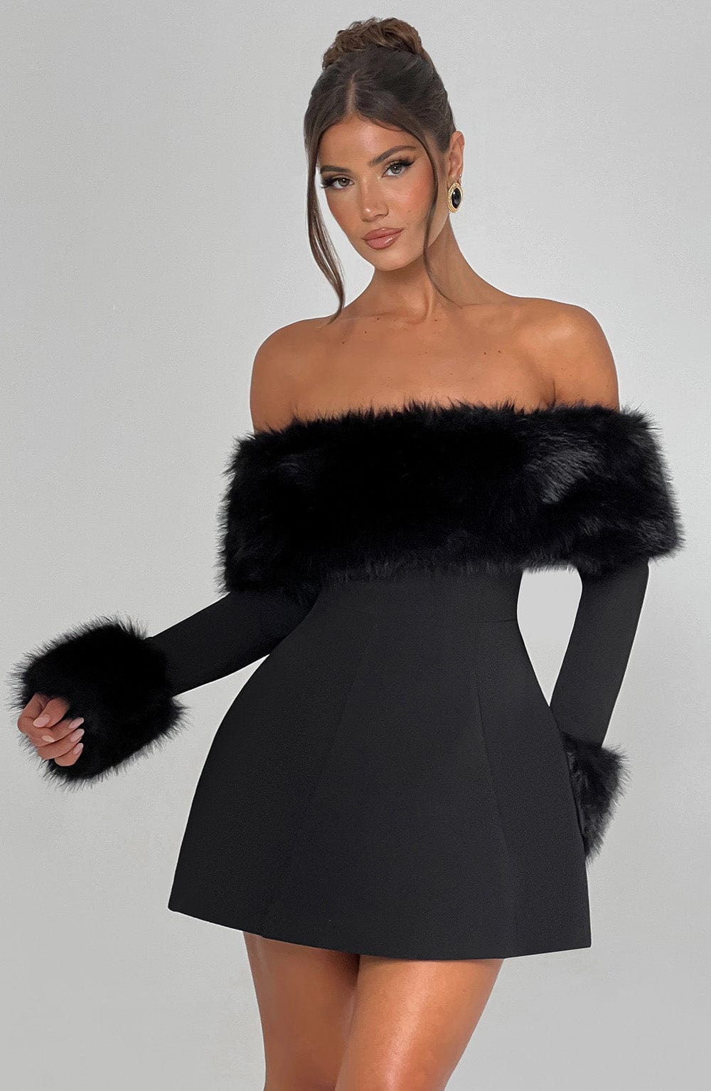 LAUREL | LUXURIOUS FUR DRESS