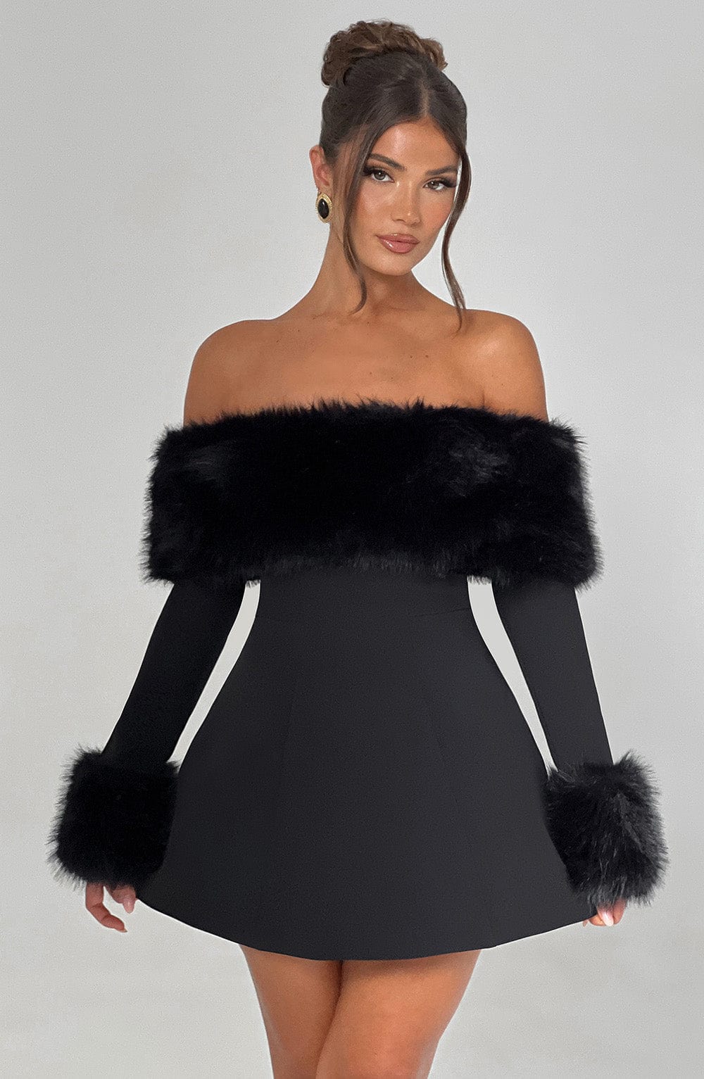 LAUREL | LUXURIOUS FUR DRESS